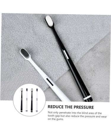 Ipetboom 4-Piece Wangan Hair Toothbrush Set - Soft Brushing Tools for Adults & Pregnant Women | Ultra-Like Camping Toothbrushes with Tooth Gemstones - Buy Online on GoSupps.com
