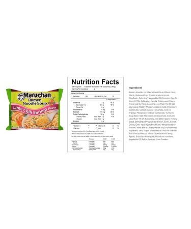 Ramen Noodle Soup Variety Pack - 11 Flavors, 3oz Each - 11 Packages, 6 Flavors - 1 Count, Pack of 11 - Buy Online on GoSupps.com