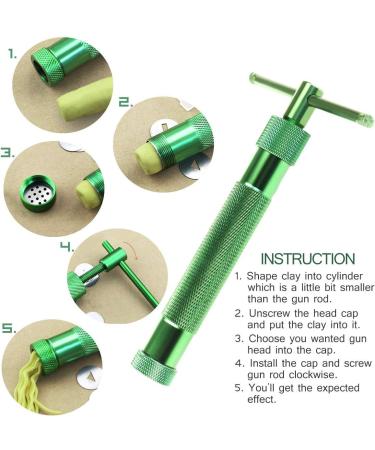 IMIKEYA Stainless Steel Clay Extruder Fondant Cake Decorating Kit - DIY Tool Set - Buy Online on GoSupps.com