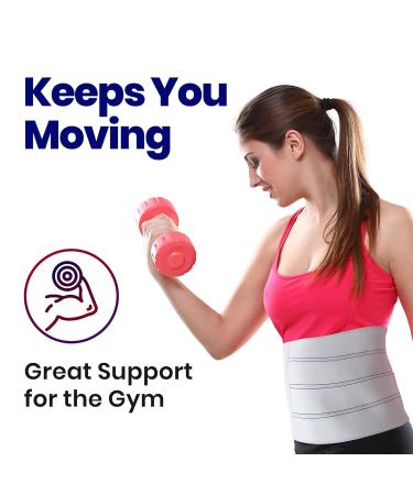 Plus Size Abdominal Binder for Post Surgery & Tummy Tuck | C Section & Hysterectomy Support Belt for Women & Men | Comfort & Compression | Fajas Postparto XL - Buy Online on GoSupps.com