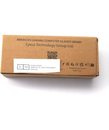 Cyxus Blue Light Blocking Computer Glasses Clear Lens Retro Eyewear Unisex 8015T62 - Buy Online on GoSupps.com