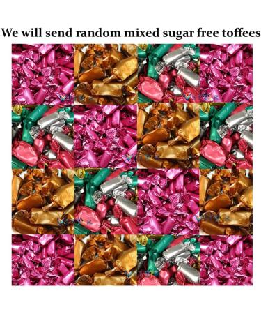 Sugar Free Chews & Toffees Assortments - Random Mixed Sugar Free Assorted Toffees (500g) - Buy Online on GoSupps.com
