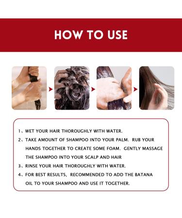 Batana Oil Shampoo for Hair Growth | Strengthens & Repairs Damaged Hair | All Hair Types | 3.51 fl oz - Best International Shipping - Buy Online on GoSupps.com