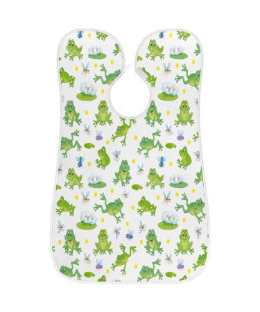 Buy Cute Frogs Beard Bib Apron - Non-Stick Waterproof Hair Catcher for Men | Perfect Grooming Gift - Buy Online on GoSupps.com