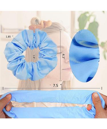 Minasuki Satin Scrunchies for Women - Large Silky Hair Scrunchies in 57 Colors - Buy Online on GoSupps.com