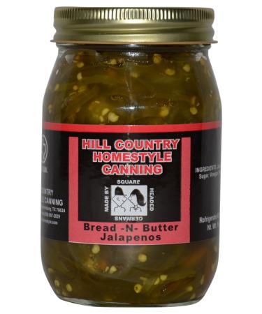 Texas Hill Country Bread And Butter Jalapenos 16oz