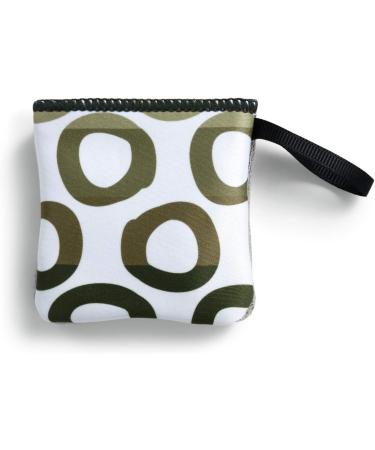 Shop Pink & Green Circles Microfiber Eyeglasses Cleaning Cloth - 6 x 7.5 Inch | International Shipping Available - Buy Online on GoSupps.com