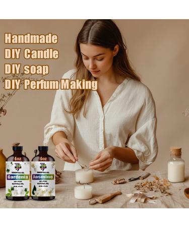GV77ZF Essential Oil Two 4 Fl Oz (120Ml) Set - Pure Natural Myrrh Oil and Jasmine Essential Oil for Diffuser Humidifier Skin Care Home Fragrance Bath Hair Care Cleansing Massage Yoga DIY So - Buy Online on GoSupps.com