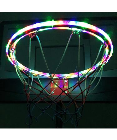 SCOTEEP Solar LED Basketball Hoop Lights - Waterproof 8 Modes Multicolor Rim Light for Nighttime Play - Ideal for Kids, Adults, Parties, and Training - Buy Online on GoSupps.com