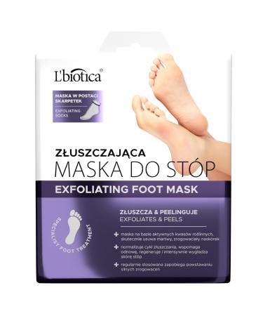 L'biotica Exfoliating Peel Foot Sock Mask 40ml