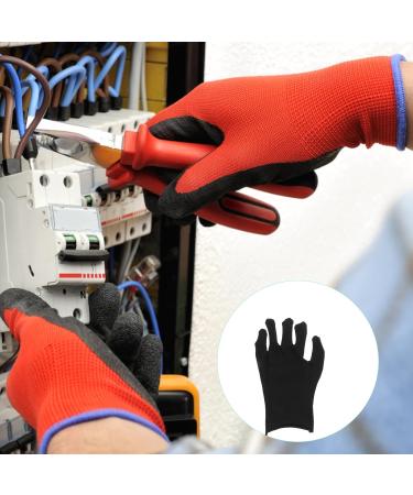 Milists 12 Pairs Black Cotton Gloves for Cosmetic Moisturizing & Jewelry Inspections - Size L Thicken - Buy Online on GoSupps.com