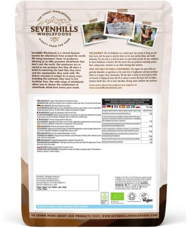 Sevenhills Wholefoods Organic Reishi Mushroom Powder 500g - Ganoderma Lucidum | Pack of 1 - Buy Online on GoSupps.com