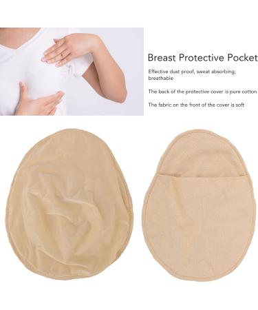 Protective Cover for Artificial Breasts | Cotton Bag for Mastectomy Silicone Breasts | Breathable Size L Breast Prosthesis Envelope - Buy Online on GoSupps.com