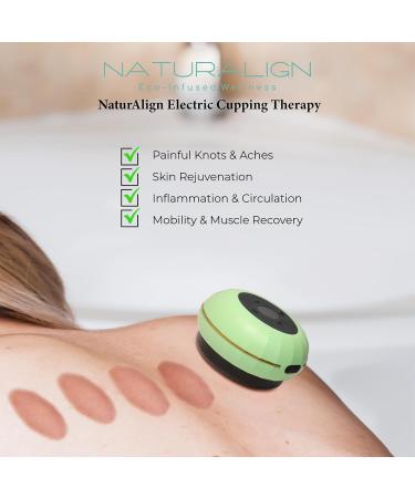 Naturalign Electrical Cupping Therapy Device | Intelligent Massager for Cellulite Reduction & Muscle Care | Red Light Heat Therapy & GUA SHA Treatment - Buy Online on GoSupps.com