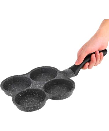 aorom 4 Hole Non Stick Aluminum Pancake Omelet Hamburger Egg Pan Skillet Breakfast Maker Kitchen Utensils/361 - Buy Online on GoSupps.com