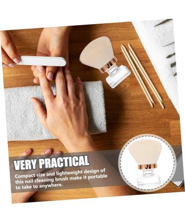 DOITOOL Nail Brush Duster Foundation Brush Makeup Nail Cleaning Brush Nail Supplies Nail Scrub Brush Nail Scrubber Blush Brush Small Nail Manicure Paint 7.00X5.00X5.00CM Picture 1 - Buy Online on GoSupps.com