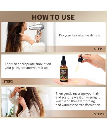 Batana & Rosemary Hair Growth Oil 2oz Scalp Treatment & Strengthening for Growth & Loss Thinning Dry Scalp Split Ends Natural Hair Oil for Women & Men Intensive Repair & Nourishing Formula - Buy Online on GoSupps.com