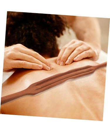 Hapinary Three Rows Roller Rods - Body Massage Bars & Manual Gua Sha Stick - Wooden Household Massage Tool for Relaxation and Pain Relief - Buy Online on GoSupps.com