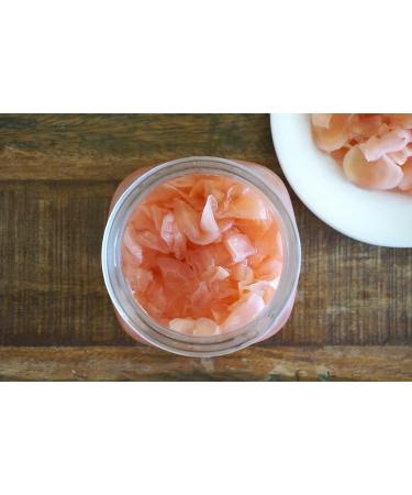 Starry Pickled Pink Sushi Ginger with Sweeteners Japanese Sushi Gari Sugar Free No MSG Fat Free in Jar 340g - Buy Online on GoSupps.com
