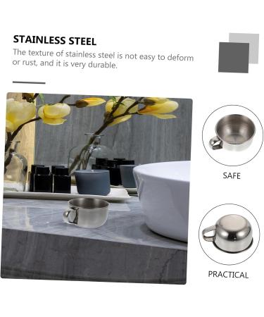 Buy Healeeved 8-Piece Stainless Steel Shaving Soap Peel Razor Jar Set for Men - Practical Shaving Bowl with Handle - International Shipping Available - Buy Online on GoSupps.com