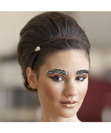 Halloween Fake Eyebrow Handmade Human Hair False Eyebrows | Human Hair Artificial False Eyebrows for Halloween Masquerade Costume Rowces Eyebrows4 - Buy Online on GoSupps.com