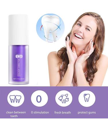 Dorzu Purple Teeth Whitening Toothpaste | Deep Stain Removal for Coffee Smoking & Yellow Teeth | Effective Tooth Whitening for Adults - Buy Online on GoSupps.com