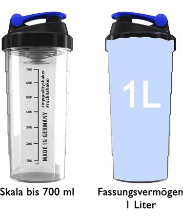 Rockitz Rockitshaker 1000ml - BPA Free Protein Shaker | Leak-Proof & Patented Mixing System | Ideal for Fitness & Protein Shakes | Shop Now! - Buy Online on GoSupps.com