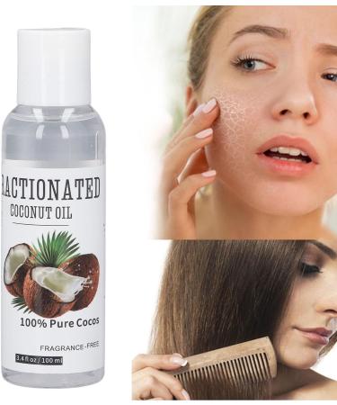 Coconut Oil Moisturizing Coconut Oil Hair Care Coconut Coconut Oil Nourishing Moisturizing Multifunctional Odorless Liquid Coconut Oil for Skin Hair 100ml - Buy Online on GoSupps.com