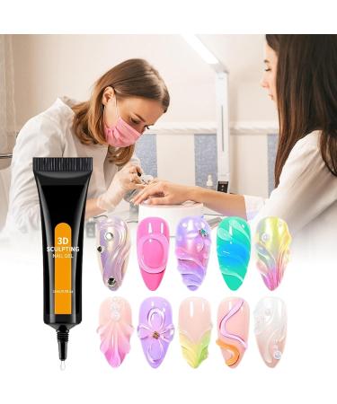 Generisch Nail sculpting gel - Long-lasting 3D beauty products - 15 ml - Clear nail sculpting gel - For chrome powder rhinestones stickers birthday wedding and holiday decorations - Buy Online on GoSupps.com