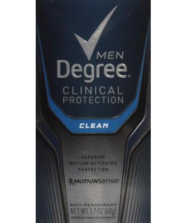 Degree Clinical Plus Anti-Perspirant Deodorant Clean 1.7 Ounce