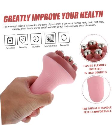 Aboofan 2-St Massage Roller - Metal Massage Device for Hair Growth & Body Care | Deep Tissue Rollers for Forehead & Whole Body - Buy Online on GoSupps.com