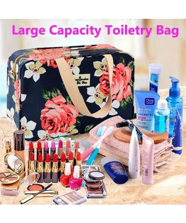 Shop Stylish Women's Cultural Bags & Waterproof Travel Makeup Bags - Large Rose Design - Buy Online on GoSupps.com