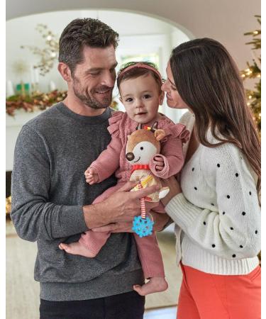 Skip Hop Bandana Buddies Deer Baby Activity Toy | Multi-Sensory Rattle & Teething Textures - Buy Online on GoSupps.com
