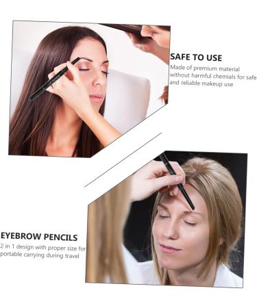 Angoily Eyebrow Rotate Double Lasting Brush Long Pencil Head Makeup Automatic Chocolate 1 count (Pack of 1) Chocolate - Buy Online on GoSupps.com