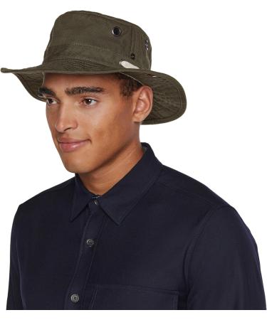 Tilley Men's Hat 63 - Olive Green | Premium Quality Outdoor Headwear for All Adventures - Buy Online on GoSupps.com