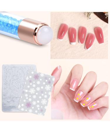 Nail Stamp Silicone French - Double-Headed Manicure Kit for Stunning Nail Art | Home Studio Essential - Buy Online on GoSupps.com