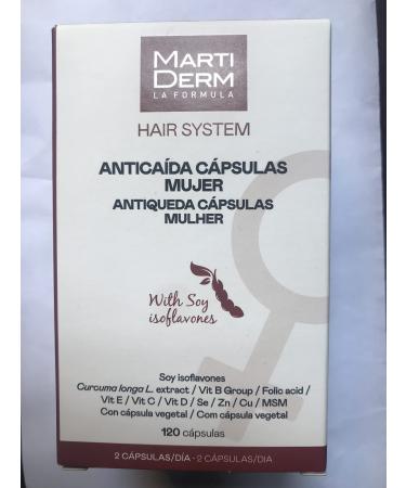 MARTIDERM Hair System Anti-hair loss treatment for women 120 caps
