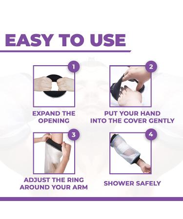 Premium Picc Line Cover for Upper Arm - Waterproof & Reusable - Easy to Use | 35mm Circumference - Buy Online on GoSupps.com