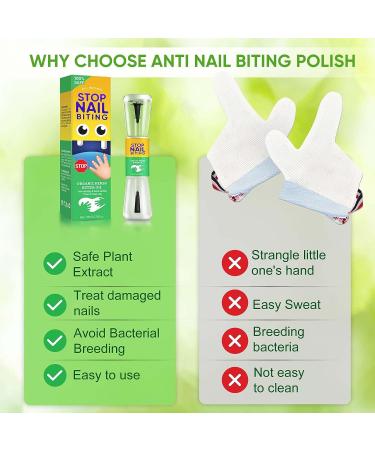 Kids' Nail Biting Treatment | Stop Bad Habits Naturally with Bitter Taste Plant Extract | Safe & Effective - Buy Online on GoSupps.com