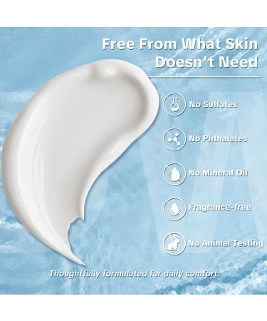 Hydrating Face Cream with Retinol, Ceramides & Hyaluronic Acid, Lightweight Daily Moisturizer for Day & Night Use, 1.7 fl oz - Buy Online on GoSupps.com