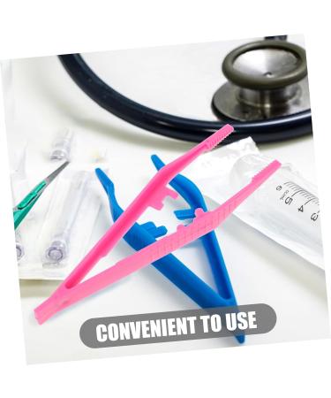 Minkissy 20-Piece Eyelash Tweezers Set | Plastic Pickup Tweezers & DIY Craft Accessories for First Aid & Beading - Buy Online on GoSupps.com