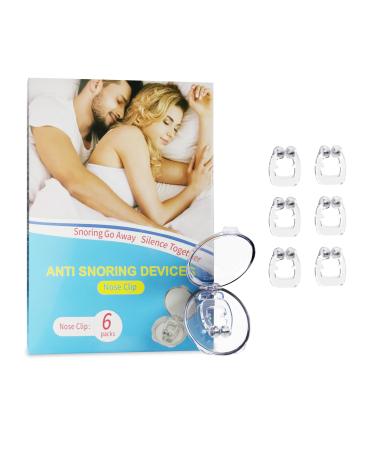 Anti Snoring Devices - Silicone Magnetic Anti Snoring Nose Clip-Effective Snoring Solution to Stop Snoring -Snore Stopper for Restful Sleep- Comfortable Anti Snore Nose Clip for Men and Women -(6pcs) - Buy Online on GoSupps.com