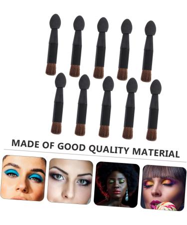 BIUDECO 10pcs Double Ended Eye Shadow Stick Eye Shadow Brush for Makeup Double Ended Makeup Brush Horse Hair - Buy Online on GoSupps.com
