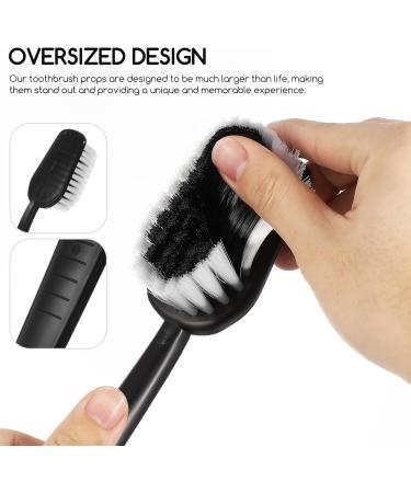 ABOOFAN Giant Toothbrush - Oversized Novelty Toy for Funny Photo Ops & Party Accessories - Set of 3 Large Brushes - Buy Online on GoSupps.com