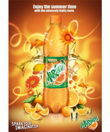 MIRINDA ORANGE Flavour 2.25L x 6 Orange Multipack - Buy Online on GoSupps.com