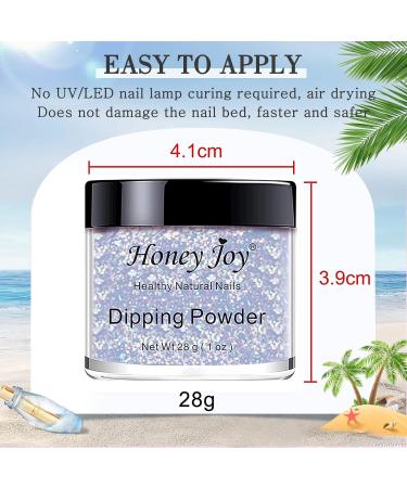 Shine Glitter Hexagon Sequins Dip Powder Nails - Long-Lasting, No UV Light Needed - 28g/Box (HJ-ND064B-No.136) - Buy Online on GoSupps.com