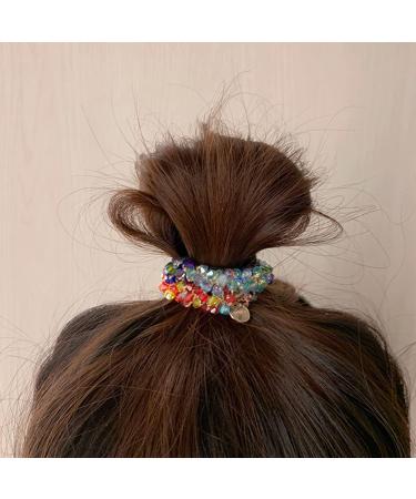 4 Pieces Crystal Hair Accessories Elastic Stretch Hair Bands Pearl Rhinestone Headbands Hair Accessories for Women and Girls Fashion Hair Accessories for Women - Buy Online on GoSupps.com