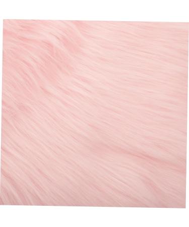 FRCOLOR Fluffy Rug Plush Background Cloth Carpet Rug Jewlery Acrylic Nail Supplies Pink Manicure Small Product Photo Backdrop 51.00X31.00X2.00CM Pink - Buy Online on GoSupps.com