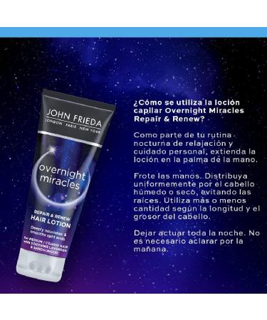 Overnight Miracles Repair & Renew Leave-In Lotion Hair Mask 100 ml - Moisturizing Treatment for Dry Hair - Buy Online on GoSupps.com