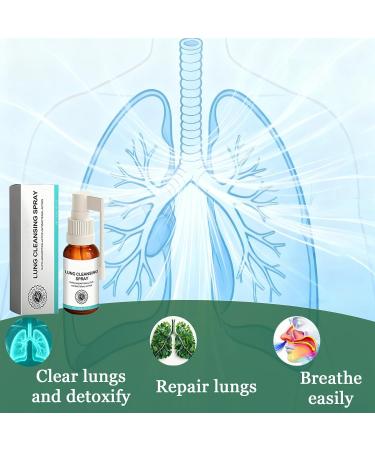 Organic Herbal Lung Cleansing Spray,Cleansing Spray Breath Easy,Mucus Relief and Lung Cleanse,mullein leaf extract-1pcs - Buy Online on GoSupps.com